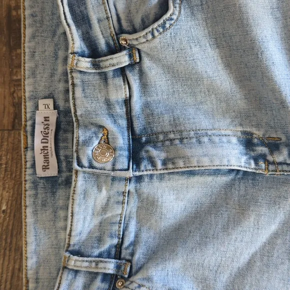 RANCH DRESS'N Fallon Taylor Signature Trouser jeans Lightwash sz XL (sz 14-16)