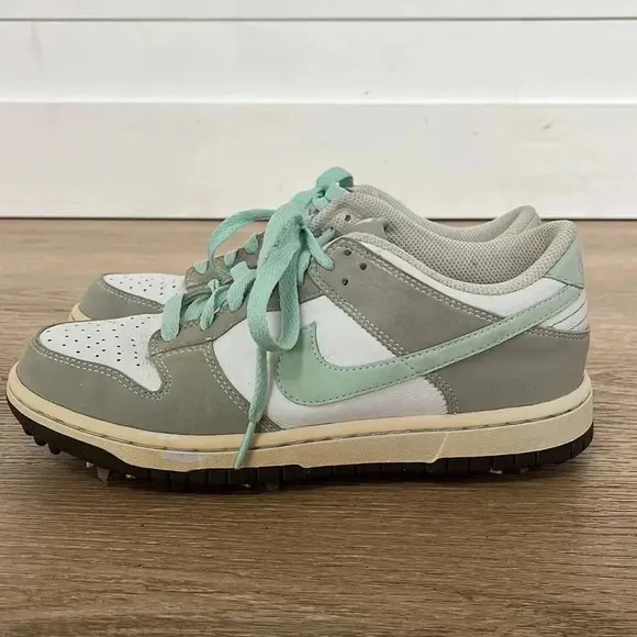 Rare! Nike Dunk NG SL Golf Cleats Golf shoes mint/candy 483907-100 Women’s 7