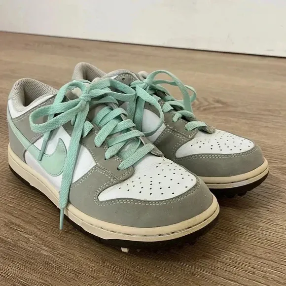 Rare! Nike Dunk NG SL Golf Cleats Golf shoes mint/candy 483907-100 Women’s 7