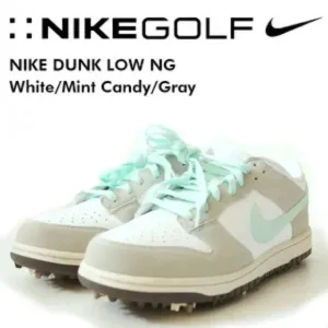 Rare! Nike Dunk NG SL Golf Cleats Golf shoes mint/candy 483907-100 Women’s 7