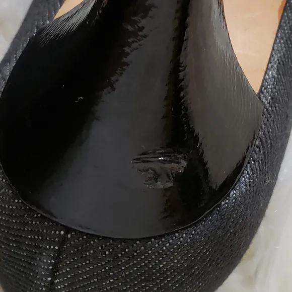 RARE Oscar de la Renta O Calada Peep Toe Heels 7.5 Luxury Elegant Castlecore