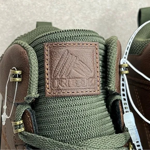 RBX Hiking Boots-Brown Faux Leather-Mens 12-Outdoor-Hiker-Activewear-Backpacking
