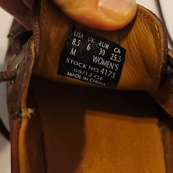RED WING 4173 SIZE 8.5 BROWN OXFORDS WOMEN