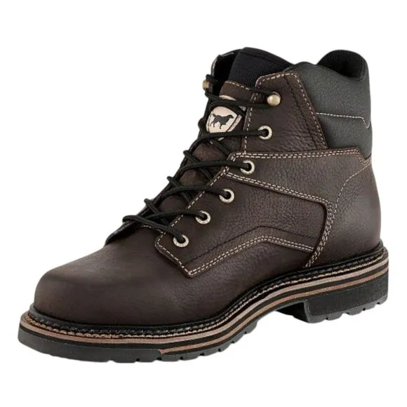 Red Wing Irish Setter Kittson 6&quot; Leather Soft Toe ASTM Work Boot Men's 7.5 NEW