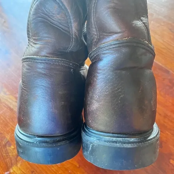 Red Wings Men's Pecos Safety Toe Pull On Work Boots- Size 13