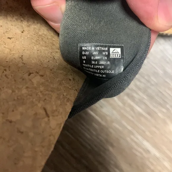 Reef Black and Tan Sandals