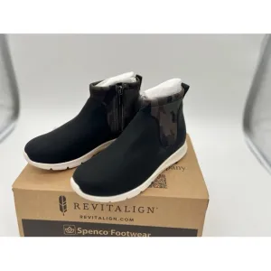 REVITALIGN Women's Paddock Ankle Boot, Black Camo, Size 11  New