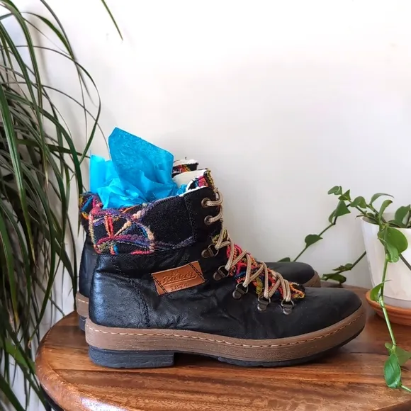 Rieker Felicitas Womens Multi Color Ankle Boots Size US 9 EU 40