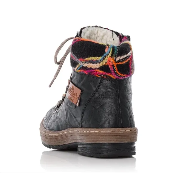 Rieker Felicitas Womens Multi Color Ankle Boots Size US 9 EU 40