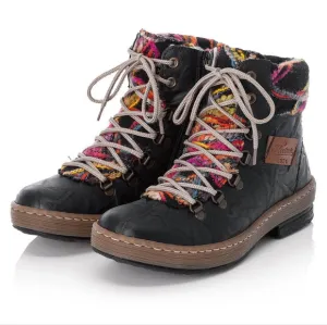 Rieker Felicitas Womens Multi Color Ankle Boots Size US 9 EU 40
