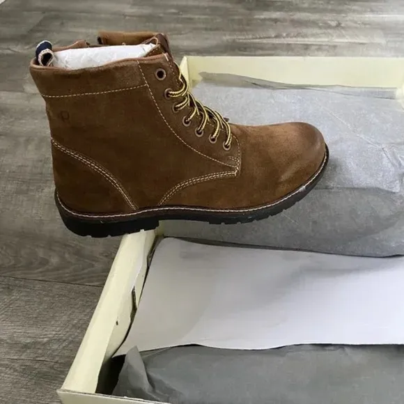 Roan Prill Tan Waxy Boots