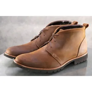 Rockport Charson Men's Chukka Boots Size 12 M Leather Brown A13524
