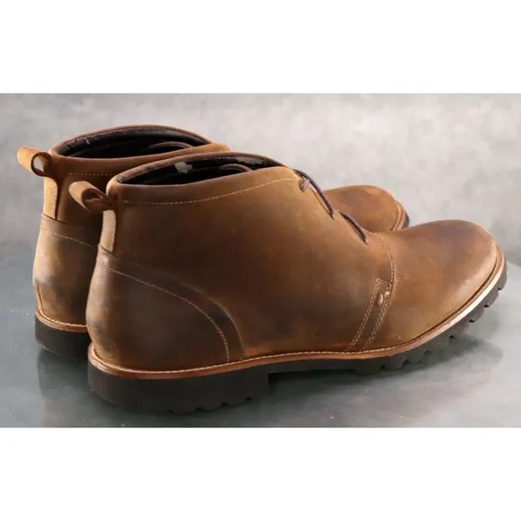 Rockport Charson Men's Chukka Boots Size 12 M Leather Brown A13524