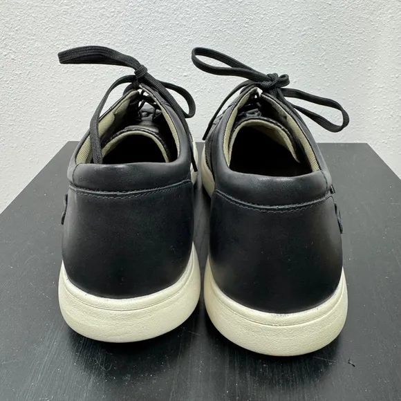 Rockport City Lites Colle Lace To Toe Sneaker Mens 13 Black Leather Tennis Shoes