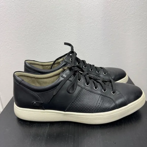 Rockport City Lites Colle Lace To Toe Sneaker Mens 13 Black Leather Tennis Shoes