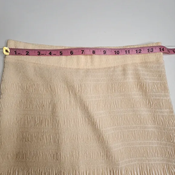 Rodebjer Plisse Joan Skirt Amber Ombre  Sz S NWOT