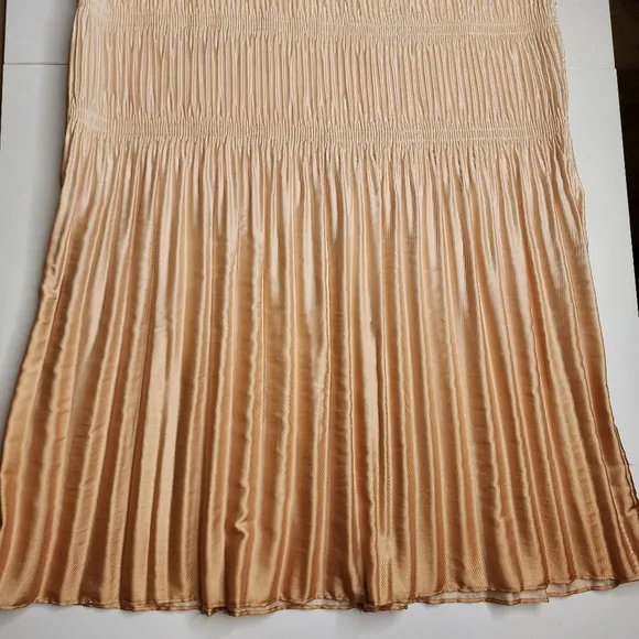 Rodebjer Plisse Joan Skirt Amber Ombre  Sz S NWOT