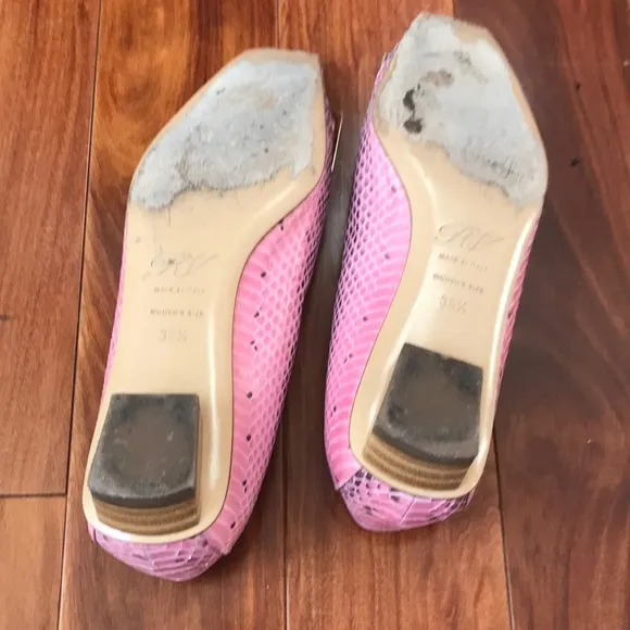 Roger Vivier pink limited edition python belle
