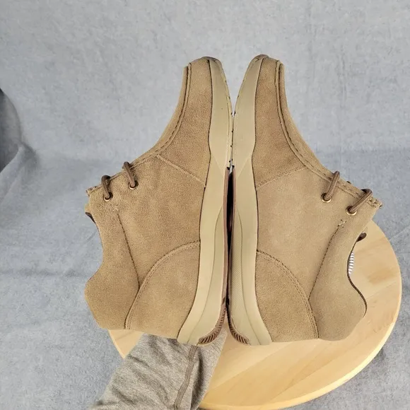 Roper Men's 10.5 Clearcut Western Tan Suede Lace-Up Casual Chukka Boots