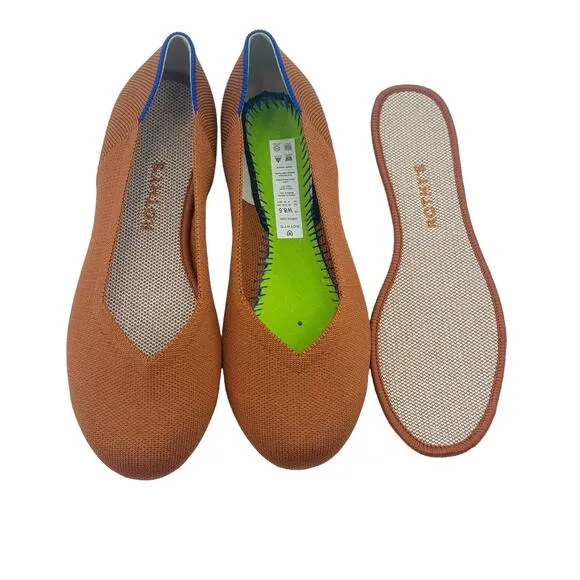 Rothy’s The Ballet Flat Slip-On Comfortable Size W8.5 NWOB