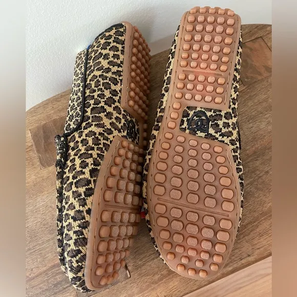 Rothy’s the Driver Moccasin Little Cat (leopard) limited edition