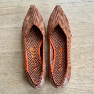 Rothy’s The Point in Merino Camel Herringbone size 9.5