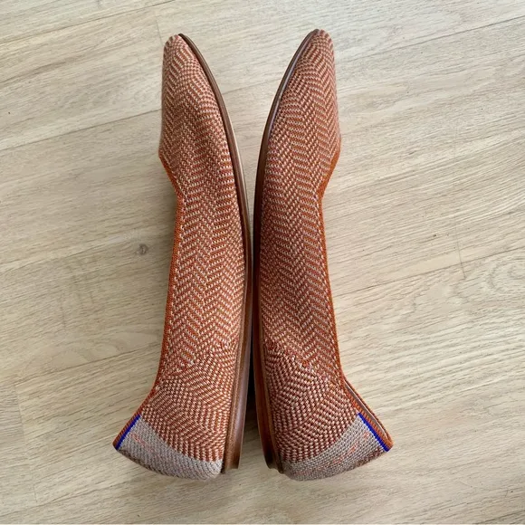 Rothy’s The Point in Merino Camel Herringbone size 9.5