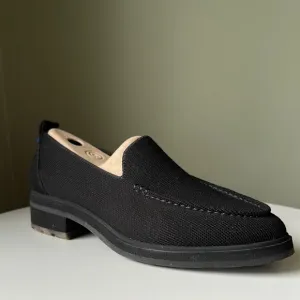 Rothy's Women's The Lug Loafer, Onyx Black, Merino Wool Blend Size 9.5 -New!NWOB