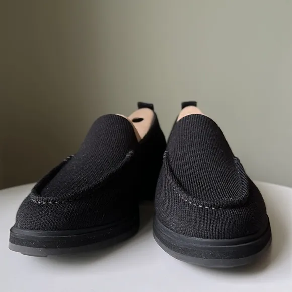 Rothy's Women's The Lug Loafer, Onyx Black, Merino Wool Blend Size 9.5 -New!NWOB