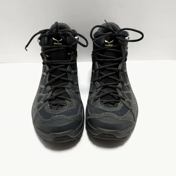 Salewa Mens Goretex Hiking Boots Shoes Size 10 Mid GTX Vibram Wild Hiker