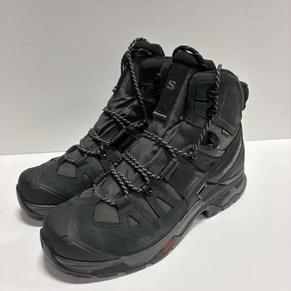 Salomon Men’s Quest 4 GTX Hiking Boots Black/Gray, Size 11 M
