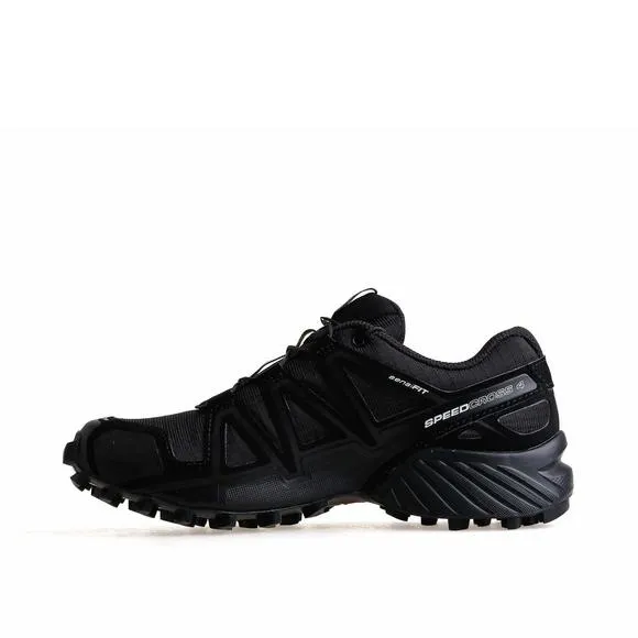 SALOMON WOMEN'S SPEEDCROSS 4 TRAIL RUNNING SHOES, BLACK/BLACK/BLACK METALLI