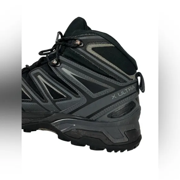 Salomon X Ultra 3 Mid GTX Boots Mens Size US 7 Lace Up Hiking 398674 Gore Tex