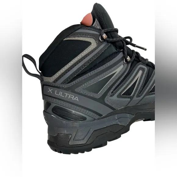 Salomon X Ultra 3 Mid GTX Boots Mens Size US 7 Lace Up Hiking 398674 Gore Tex