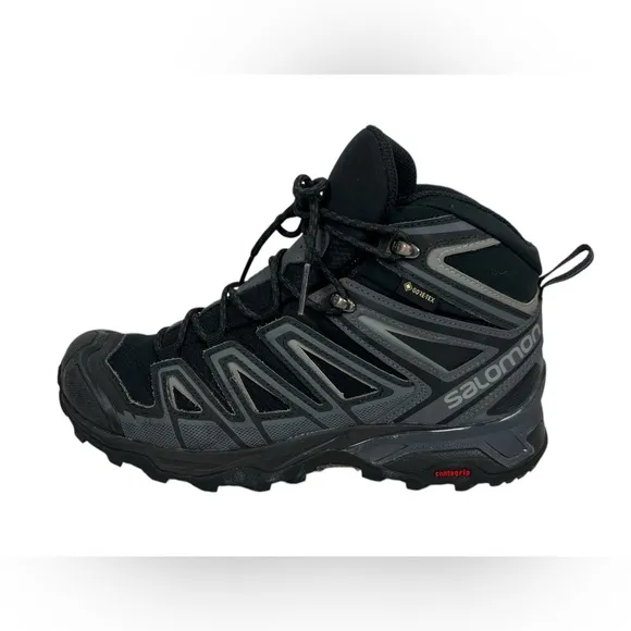 Salomon X Ultra 3 Mid GTX Boots Mens Size US 7 Lace Up Hiking 398674 Gore Tex