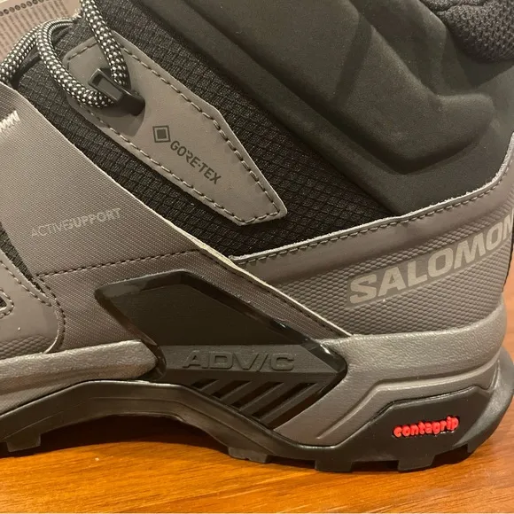 salomon x ultra 4 mid gtx mens Hiking  Boots Size 13 Color Black /magnet