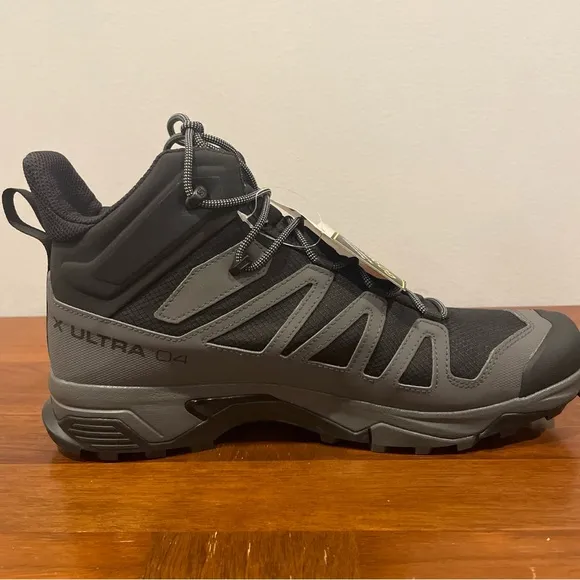 salomon x ultra 4 mid gtx mens Hiking  Boots Size 13 Color Black /magnet
