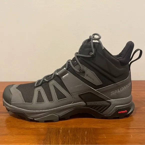 salomon x ultra 4 mid gtx mens Hiking  Boots Size 13 Color Black /magnet