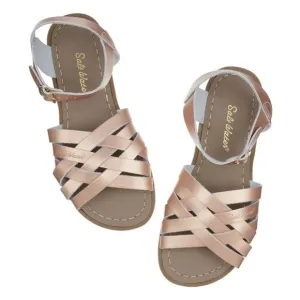 SALT-WATER The Retro Waterproof Leather Sandals | Pink Gold 12 Brand new