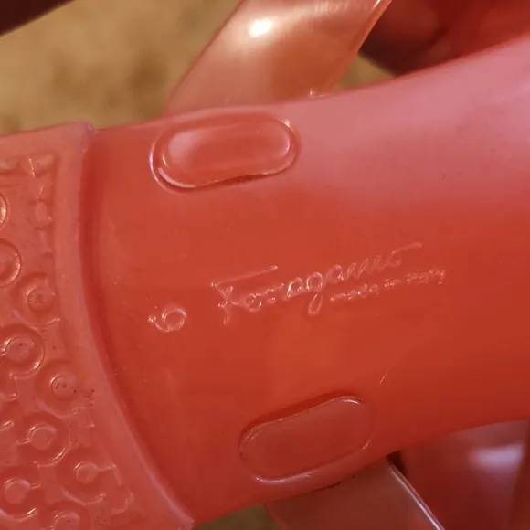 Salvatore Ferragamo Bali Bow Tie Jelly Sandals