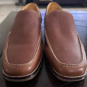 Sandro Mens 10 Loafers Brown Soft Leather Comfort/Casual Shoes Made In Brazil