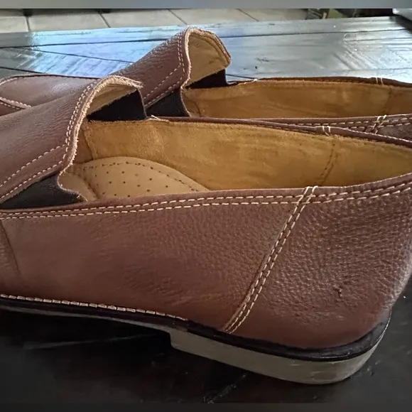 Sandro Mens 10 Loafers Brown Soft Leather Comfort/Casual Shoes Made In Brazil