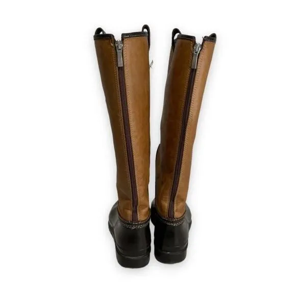 Santana Canada - Cognac Leather/Brown Rubber Tall Boot - Size 37 (6.5)