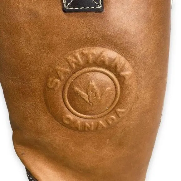Santana Canada - Cognac Leather/Brown Rubber Tall Boot - Size 37 (6.5)