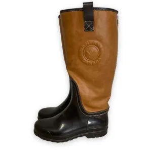 Santana Canada - Cognac Leather/Brown Rubber Tall Boot - Size 37 (6.5)
