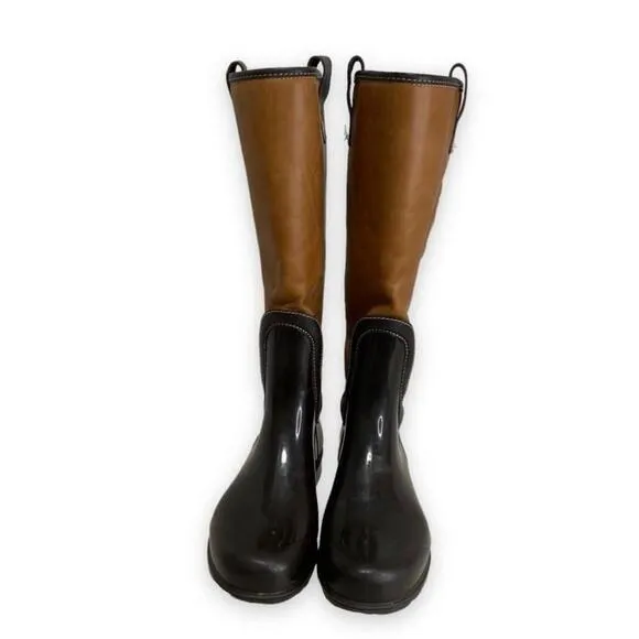 Santana Canada - Cognac Leather/Brown Rubber Tall Boot - Size 37 (6.5)