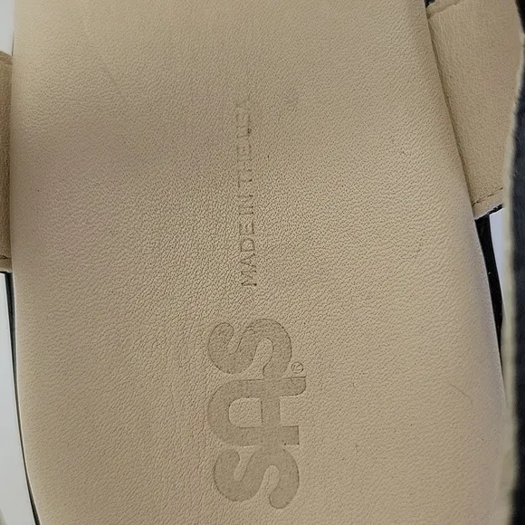 SAS Heather Quarter Strap Wedge Sandal Navy Size 8.5W