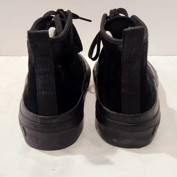 SeaVees Mariners Boots Women's High Top Suede Black Lace Up size 8.5 EUC Men 6.5