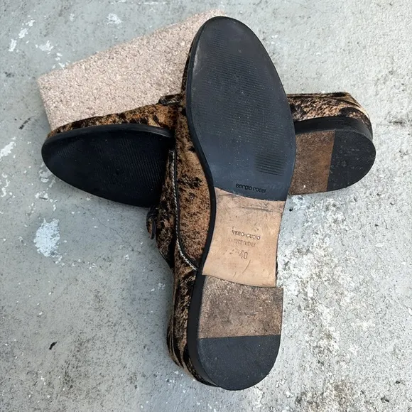Sergio Rossi pony hair shoes