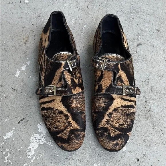 Sergio Rossi pony hair shoes